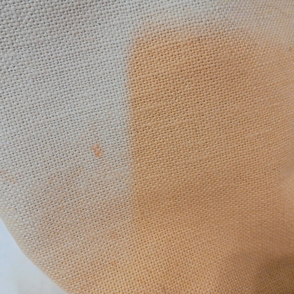 Fossil Vintage Canvas Wood Handle Summer Bag - Picture 5 of 7